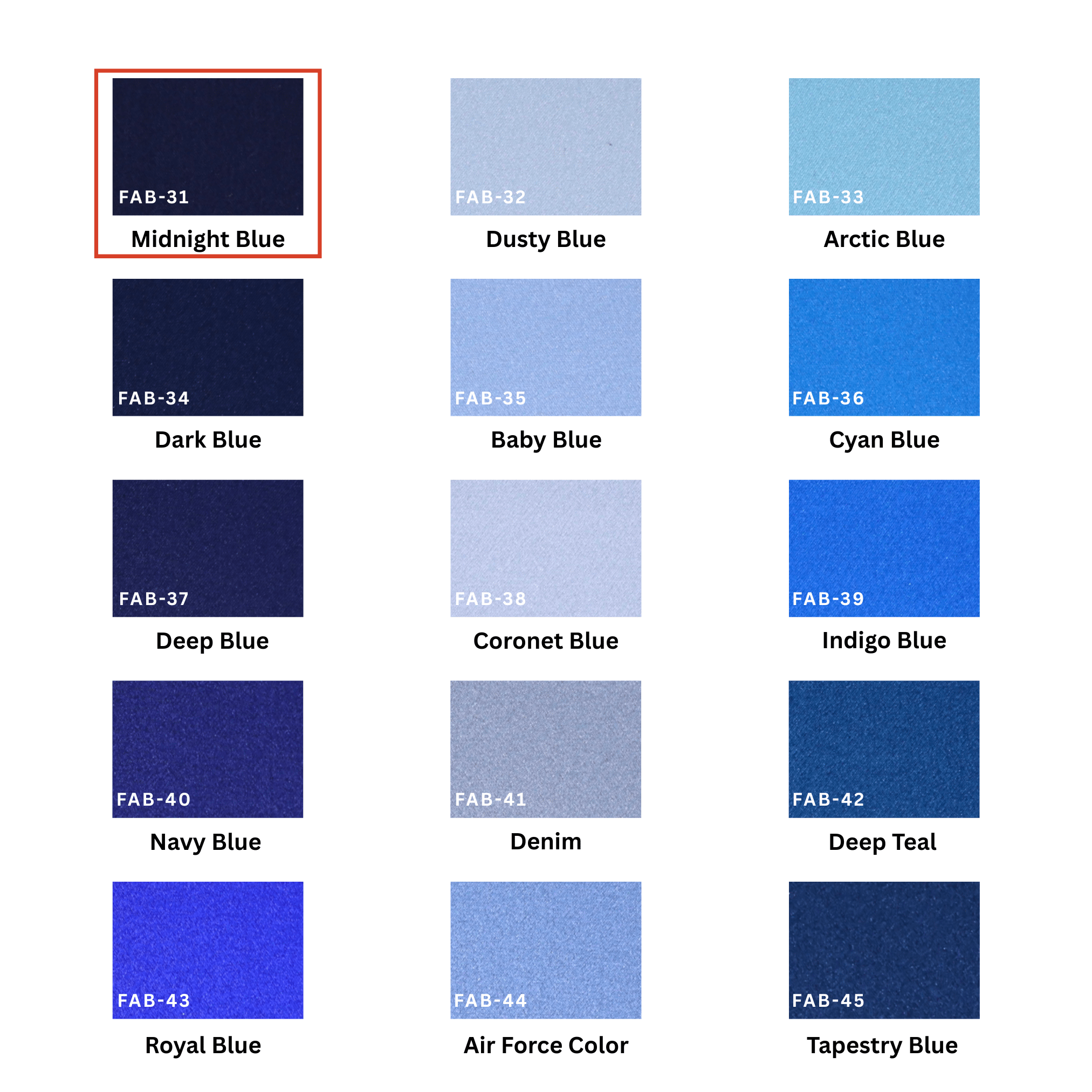 Midnight Blue 100% Pure Mulberry Silk Fabric 19mm Cut - to - Size Silk Fabric - NOCHKA
