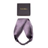 Midnight Lavender Pure Silk Headband - NOCHKA
