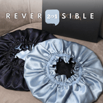 Midnight Print Pure Mulberry Silk Bonnet – Reversible & Durable - NOCHKA
