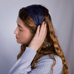 Midnight Pure Silk Headband - NOCHKA
