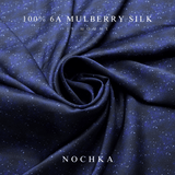 Midnight Pure Silk Headband - NOCHKA
