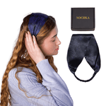 Midnight Pure Silk Headband - NOCHKA
