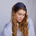 Midnight Pure Silk Headband - NOCHKA
