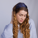 Midnight Pure Silk Headband - NOCHKA
