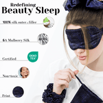 Midnight Pure Silk Sleep Mask - NOCHKA
