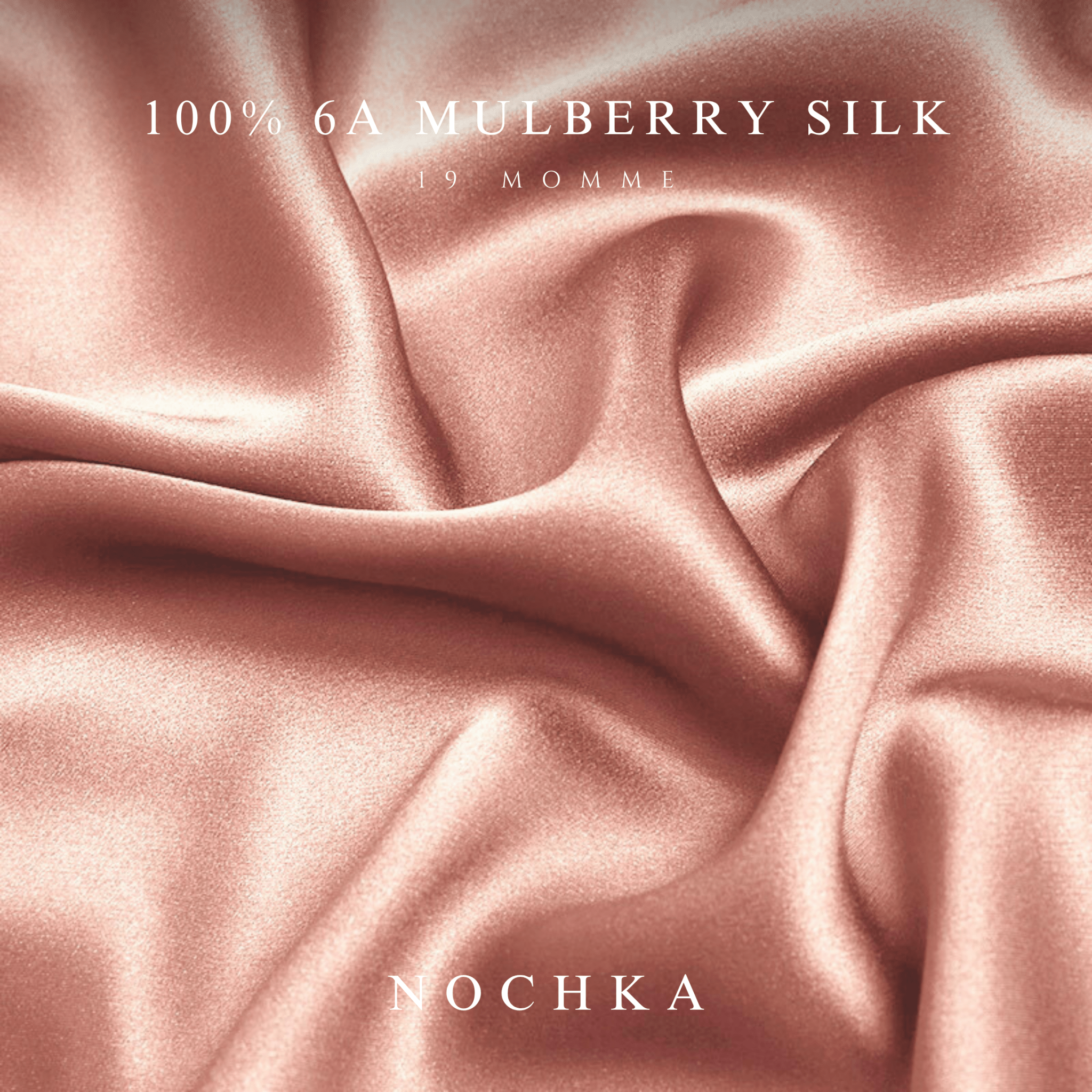 Mulberry Silk Bonnet with Thin Ties – 100% Silk Adjustable 19 Momme Hair Bonnet | Adobe Rose and Caramel - NOCHKA
