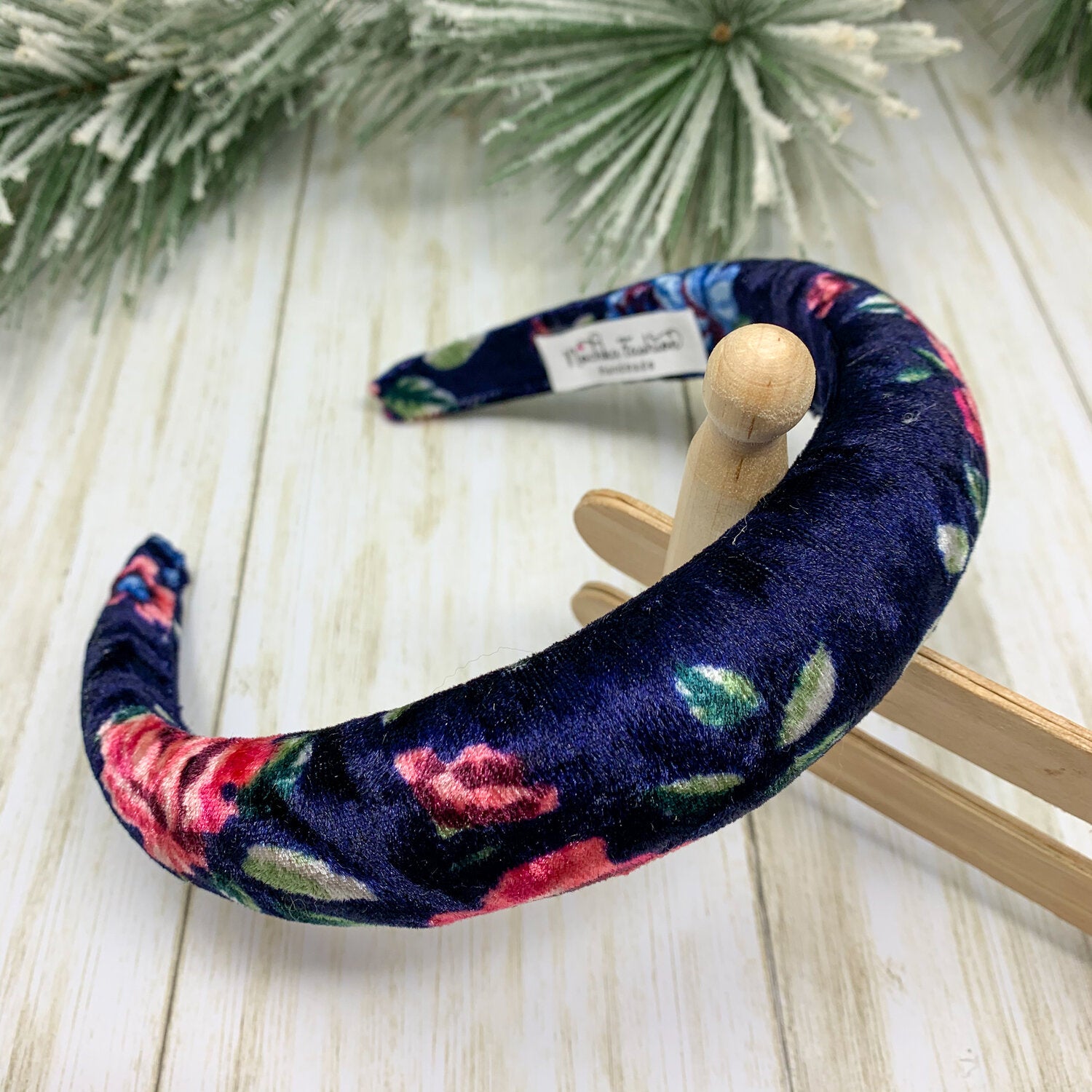 Multicolored Floral Padded Headband by NOCHKA - NOCHKA
