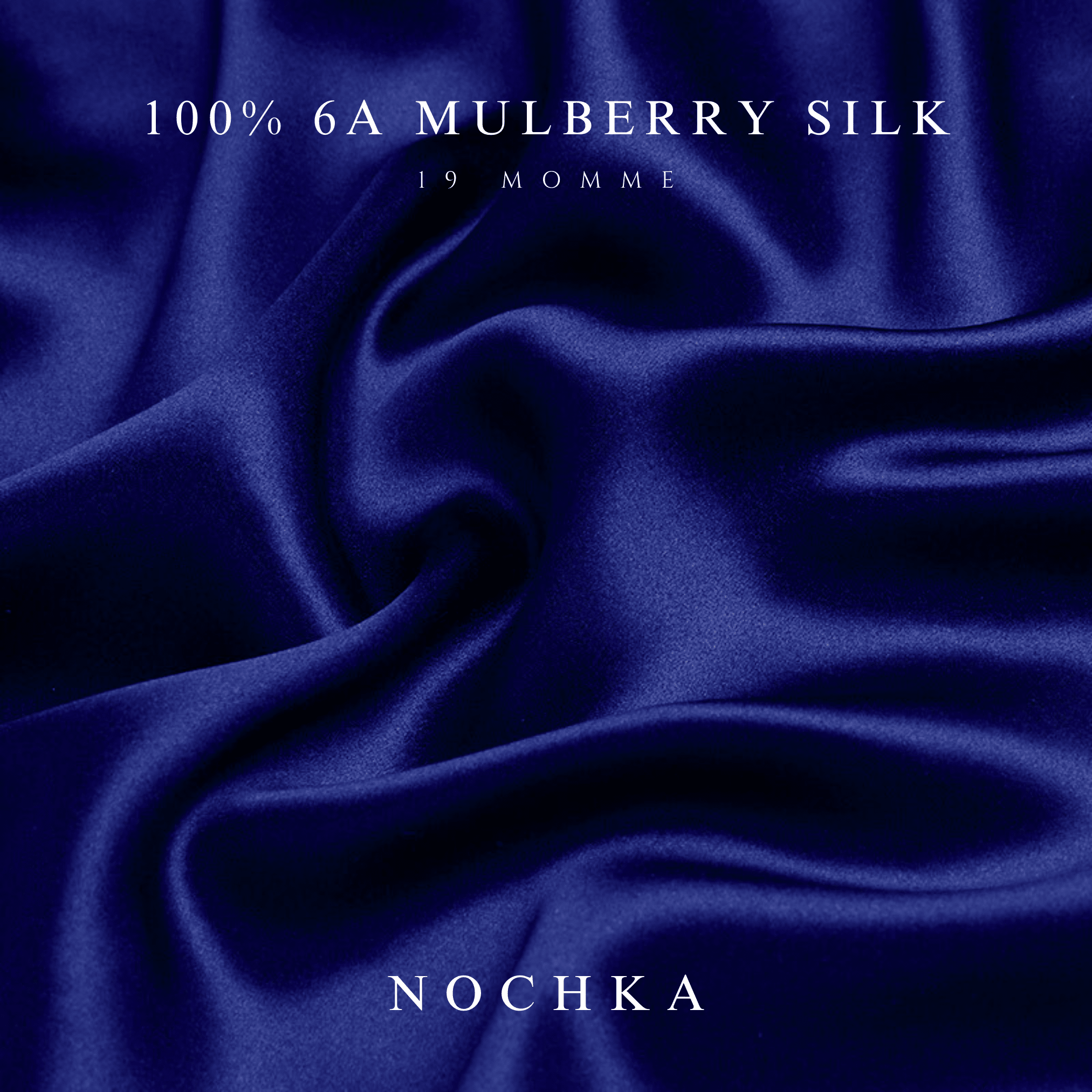 Navy Blue & Black Pure Mulberry Silk Bonnet – Reversible & Durable - NOCHKA
