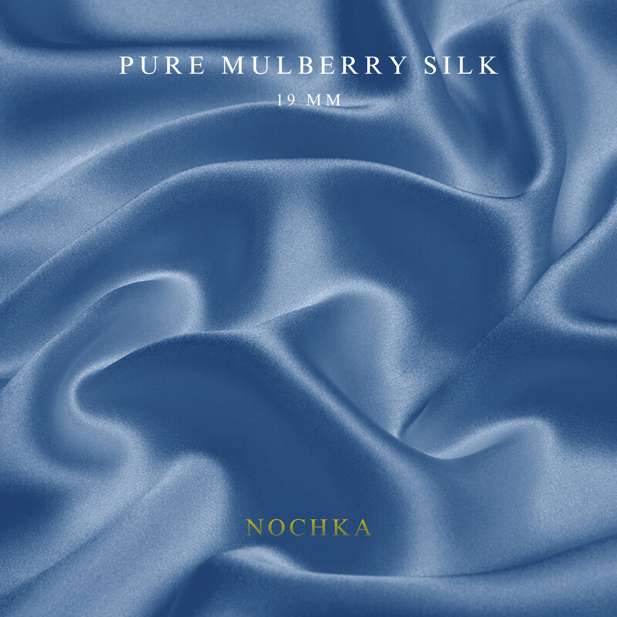 NOCHKA 100% Mulberry Silk Square Scarf – 27