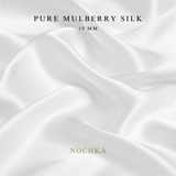 NOCHKA 100% Mulberry Silk Square Scarf – 27"x27" | 19 Momme 6A Grade Silk - NOCHKA
