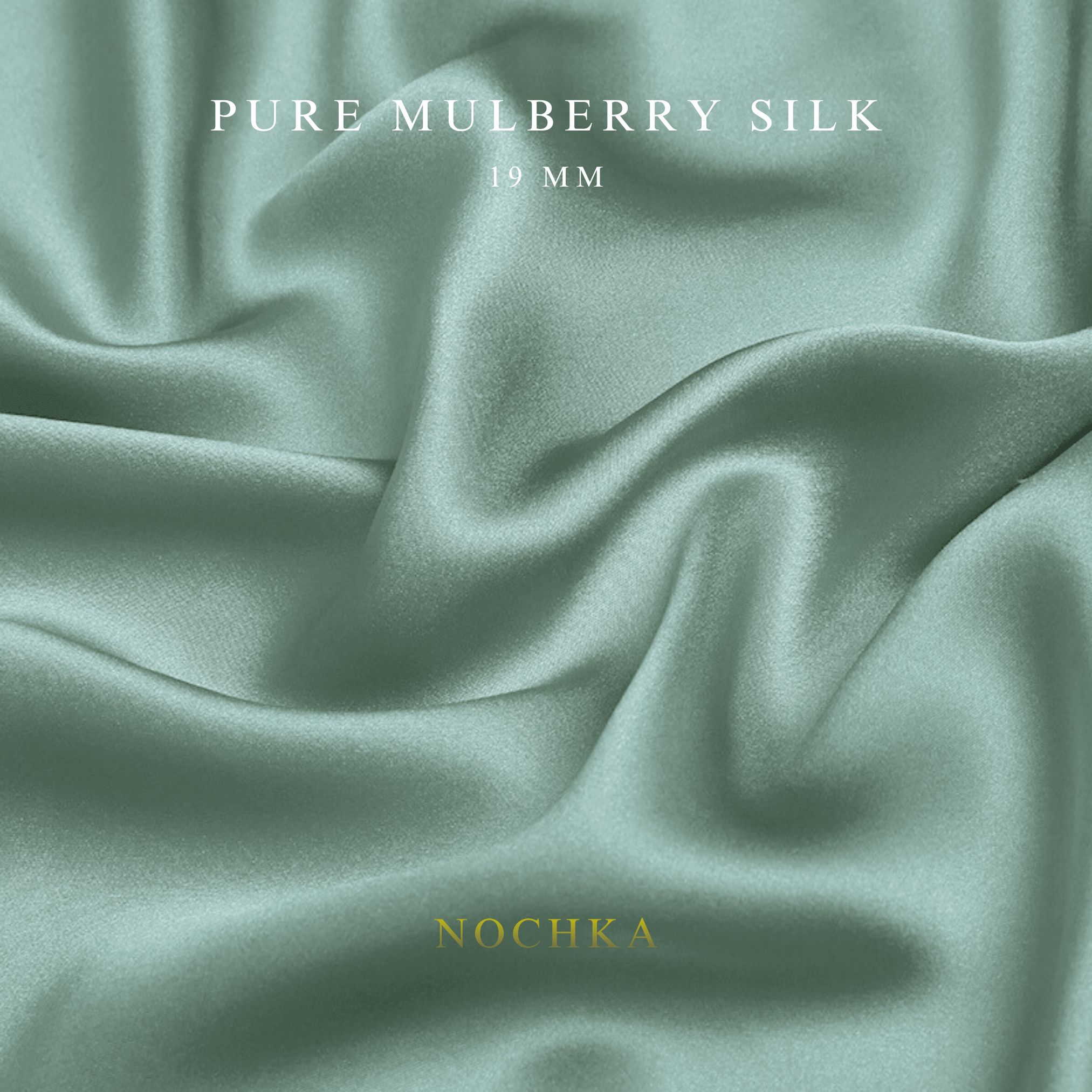 NOCHKA 100% Mulberry Silk Square Scarf – 27