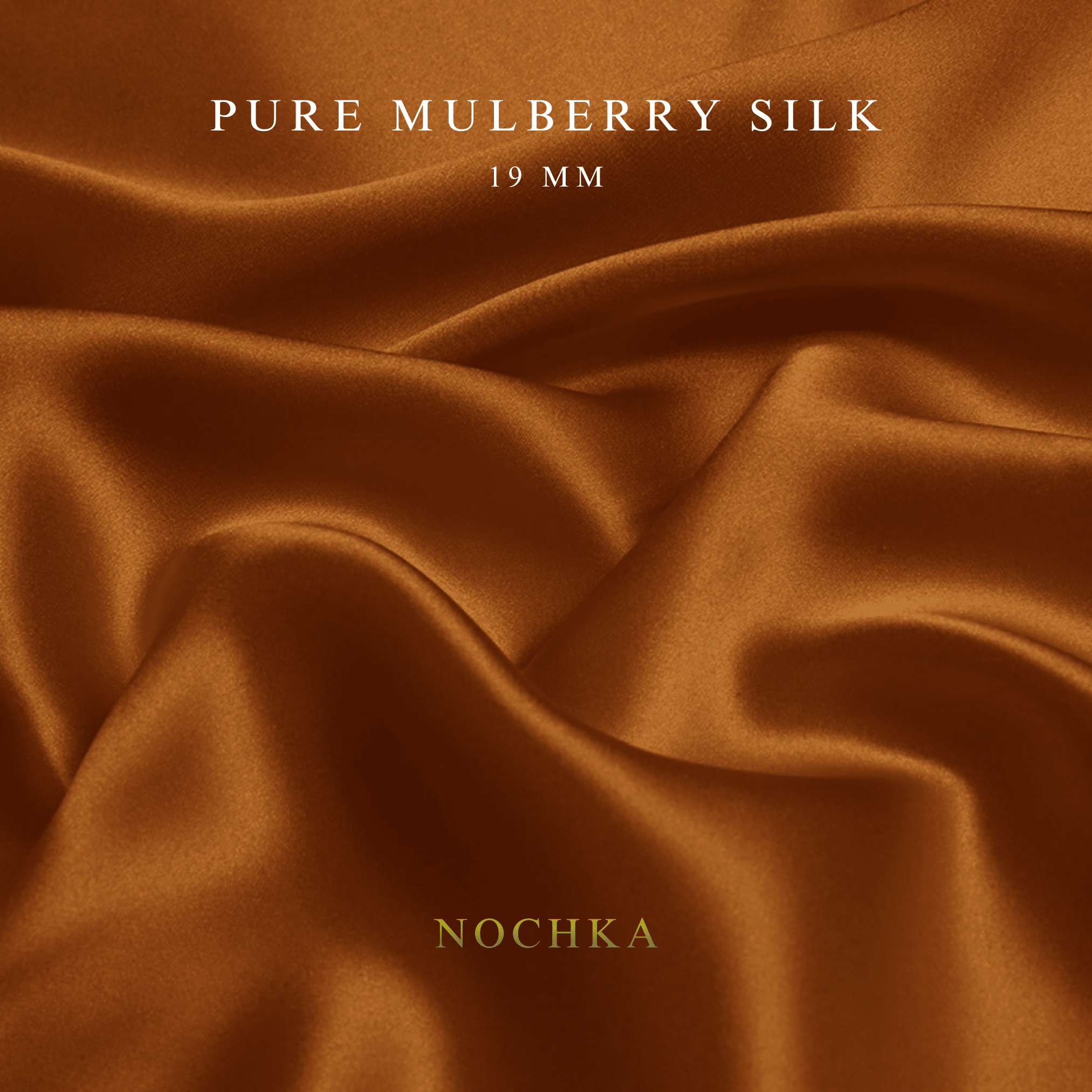 NOCHKA 100% Mulberry Silk Square Scarf – 27