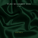 NOCHKA 100% Mulberry Silk Square Scarf – 27"x27" | 19 Momme 6A Grade Silk - NOCHKA

