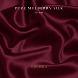 NOCHKA 100% Mulberry Silk Square Scarf – 27"x27" | 19 Momme 6A Grade Silk - NOCHKA
