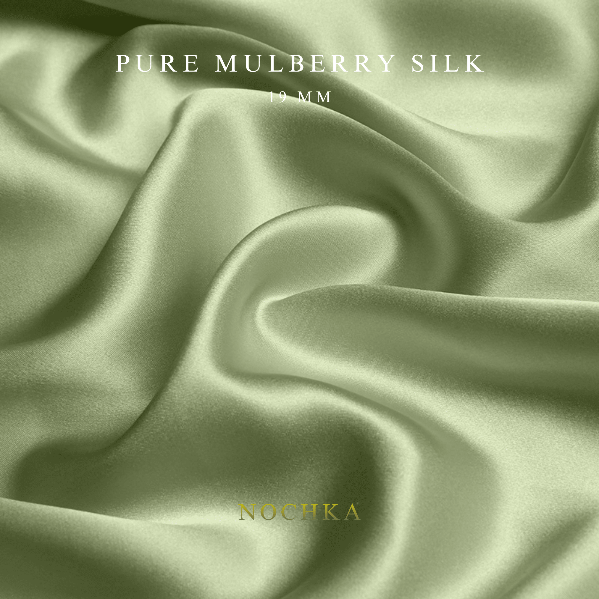 NOCHKA 100% Mulberry Silk Square Scarf – 27
