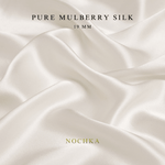NOCHKA 100% Mulberry Silk Square Scarf – 27"x27" | 19 Momme 6A Grade Silk - NOCHKA
