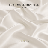 NOCHKA 100% Mulberry Silk Square Scarf – 27"x27" | 19 Momme 6A Grade Silk - NOCHKA
