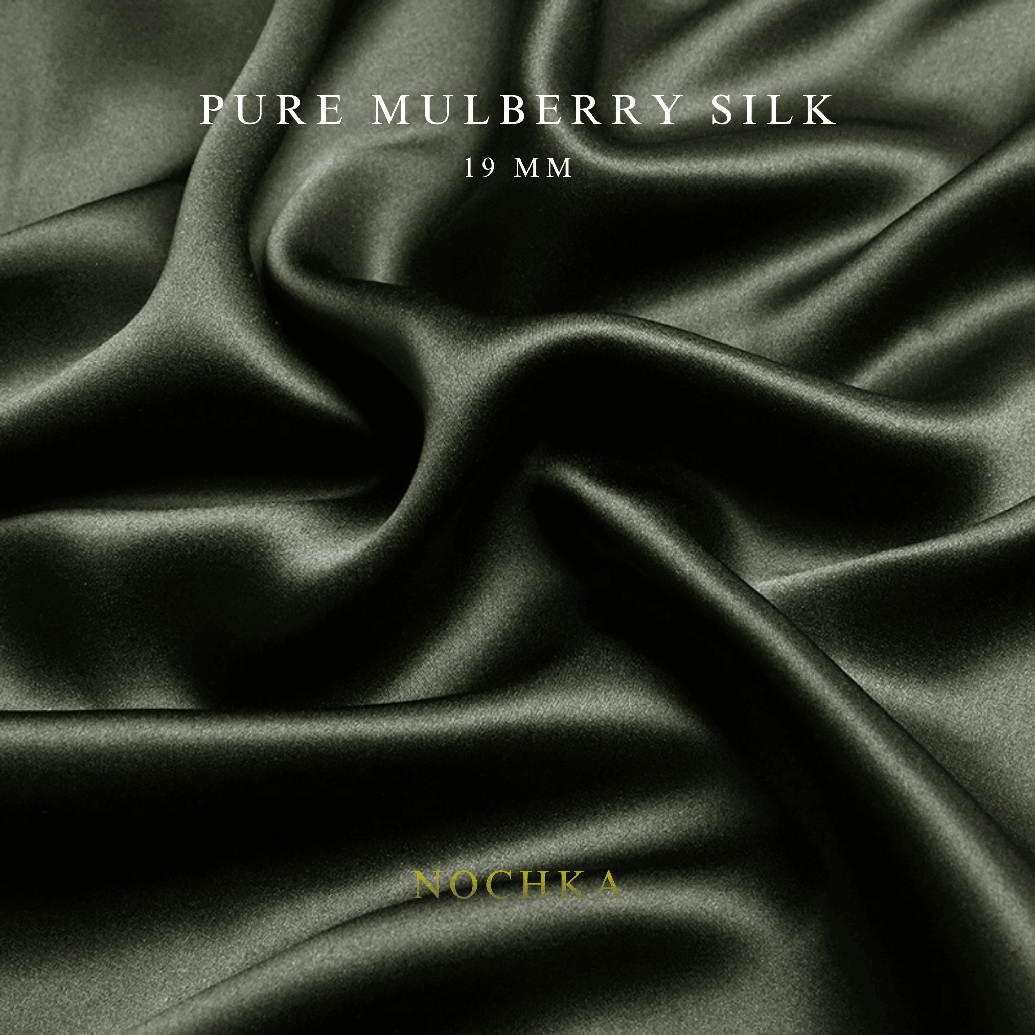NOCHKA 100% Mulberry Silk Square Scarf – 27