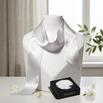 NOCHKA 100% Mulberry Silk Square Scarf – 2"x43" | 19 Momme 6A Grade Silk - NOCHKA
