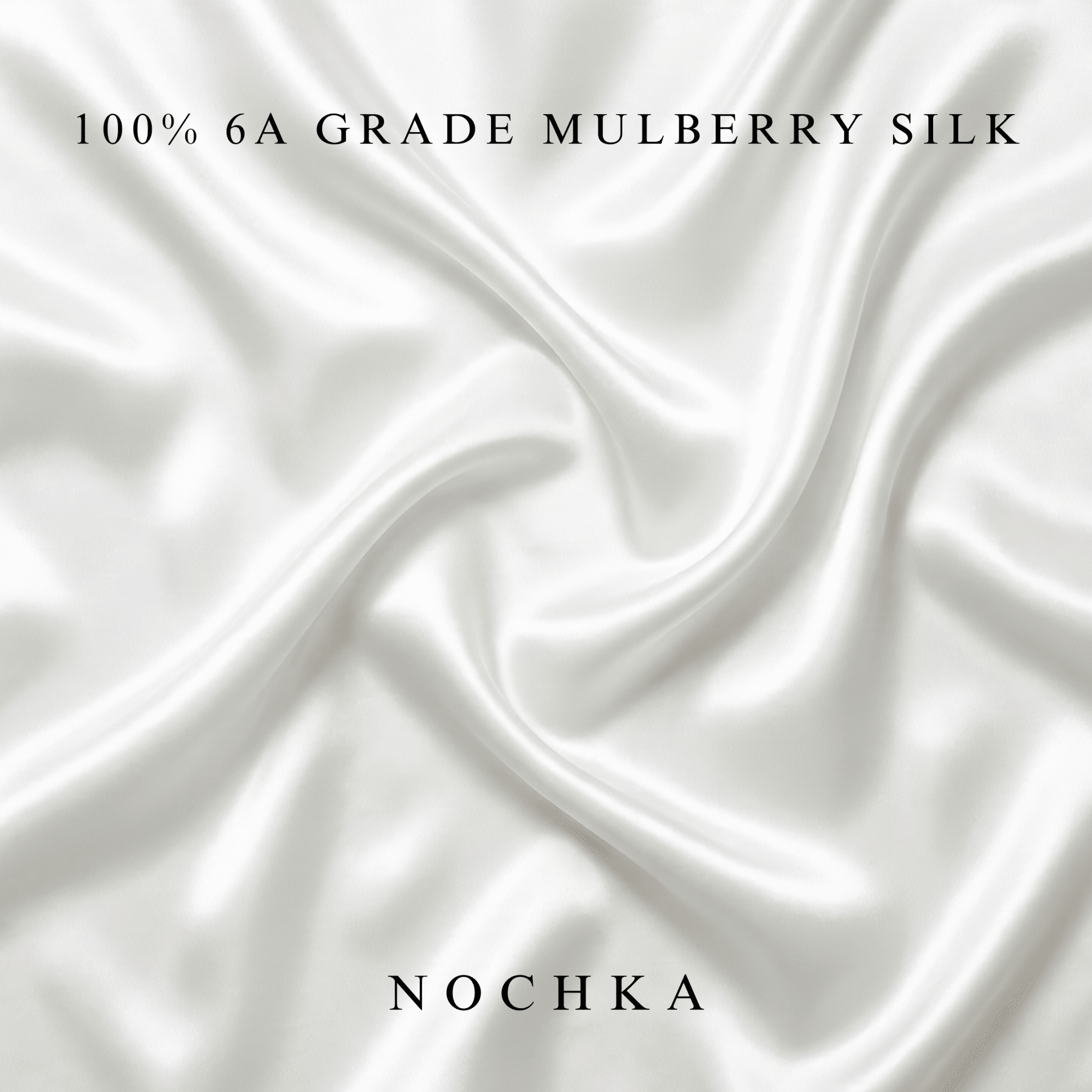 NOCHKA 100% Mulberry Silk Square Scarf – 2"x43" | 19 Momme 6A Grade Silk - NOCHKA
