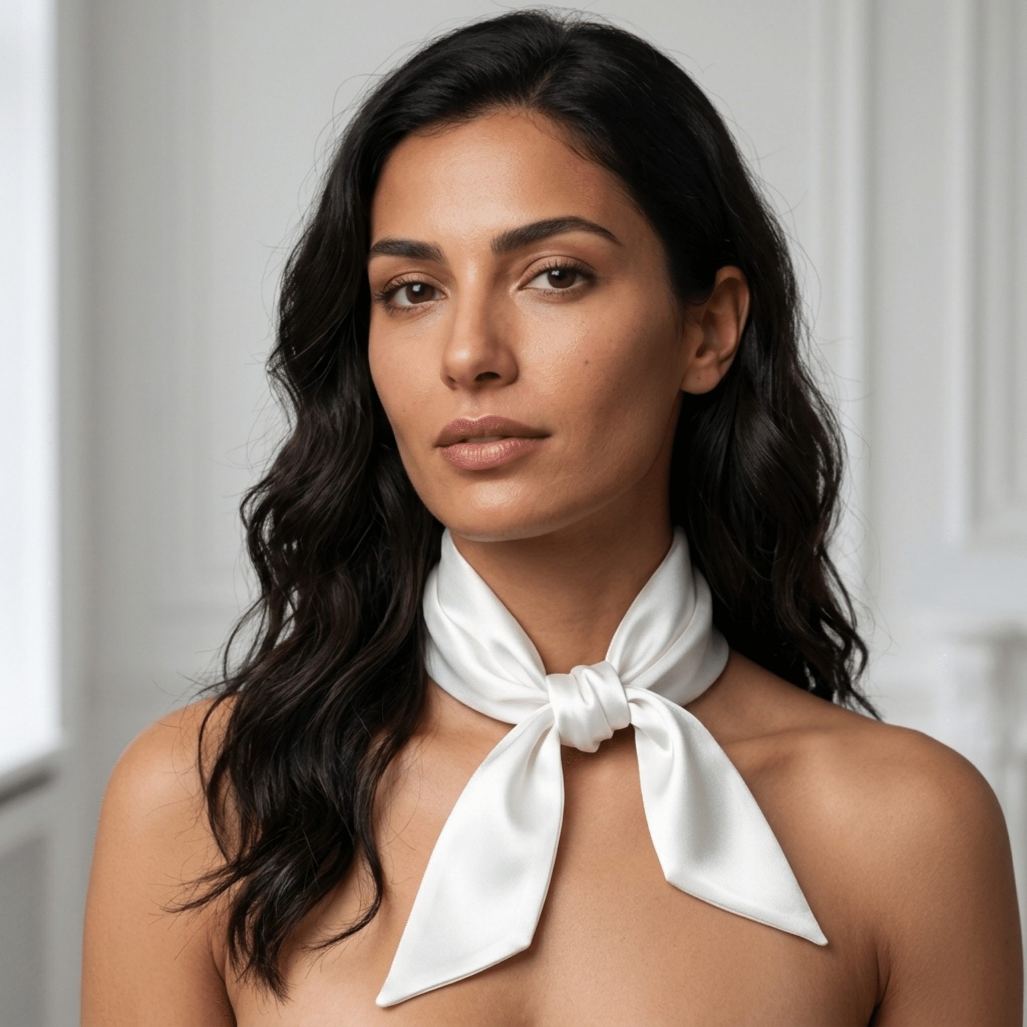 NOCHKA 100% Mulberry Silk Square Scarf – 2