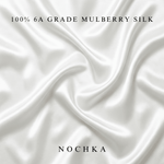 NOCHKA 100% Mulberry Silk Square Scarf – 35"x35" | 19 Momme 6A Grade Silk - NOCHKA
