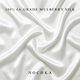 NOCHKA 100% Mulberry Silk Square Scarf – 35"x35" | 19 Momme 6A Grade Silk - NOCHKA
