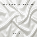 NOCHKA 100% Mulberry Silk Square Scarf – 43"x43" | 19 Momme 6A Grade Silk - NOCHKA
