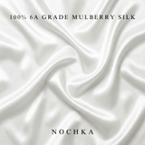 NOCHKA 100% Mulberry Silk Square Scarf – 43"x43" | 19 Momme 6A Grade Silk - NOCHKA
