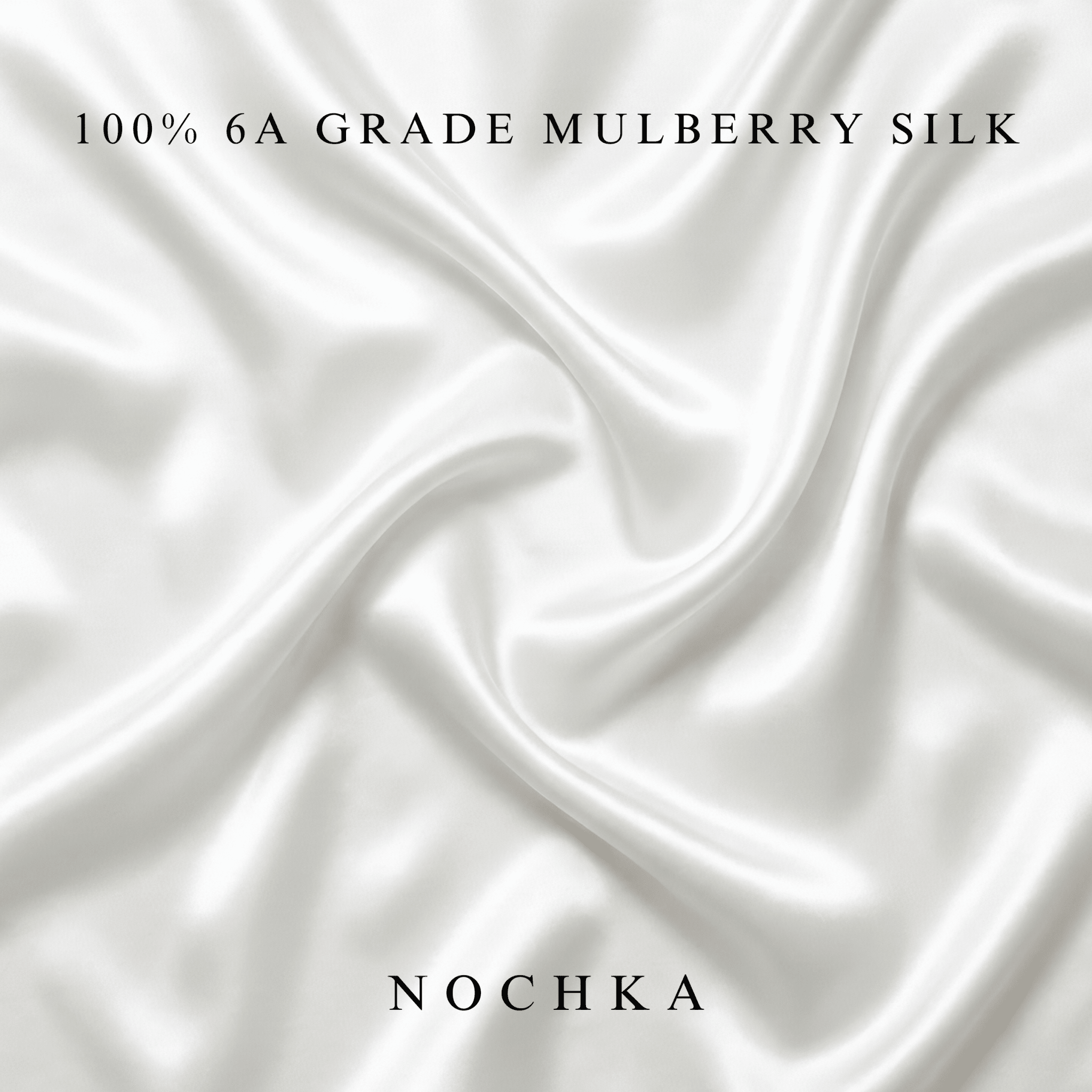 NOCHKA 100% Mulberry Silk Square Scarf – 43"x43" | 19 Momme 6A Grade Silk - NOCHKA
