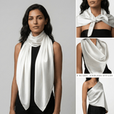 NOCHKA 100% Mulberry Silk Square Scarf – 43"x43" | 19 Momme 6A Grade Silk - NOCHKA

