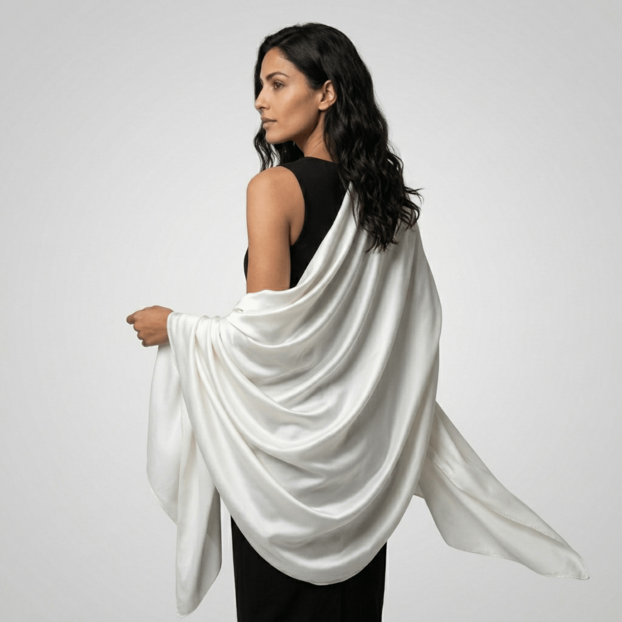 NOCHKA 100% Mulberry Silk Square Scarf – 70"x21" | 19 Momme 6A Grade Silk - NOCHKA
