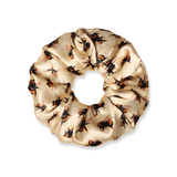 NOCHKA Bee's Print of Silk Scrunchies – Ultra Thin, Skinny, Regular & Jumbo - NOCHKA
