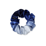 NOCHKA Blue Gradient Print of Silk Scrunchies – Ultra Thin, Skinny, Regular & Jumbo - NOCHKA
