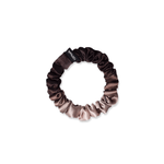 NOCHKA Brown Gradient Print of Silk Scrunchies – Ultra Thin, Skinny, Regular & Jumbo - NOCHKA
