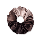NOCHKA Brown Gradient Print of Silk Scrunchies – Ultra Thin, Skinny, Regular & Jumbo - NOCHKA

