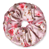 NOCHKA Cherry Blossom Print of Silk Scrunchies – Ultra Thin, Skinny, Regular & Jumbo - NOCHKA
