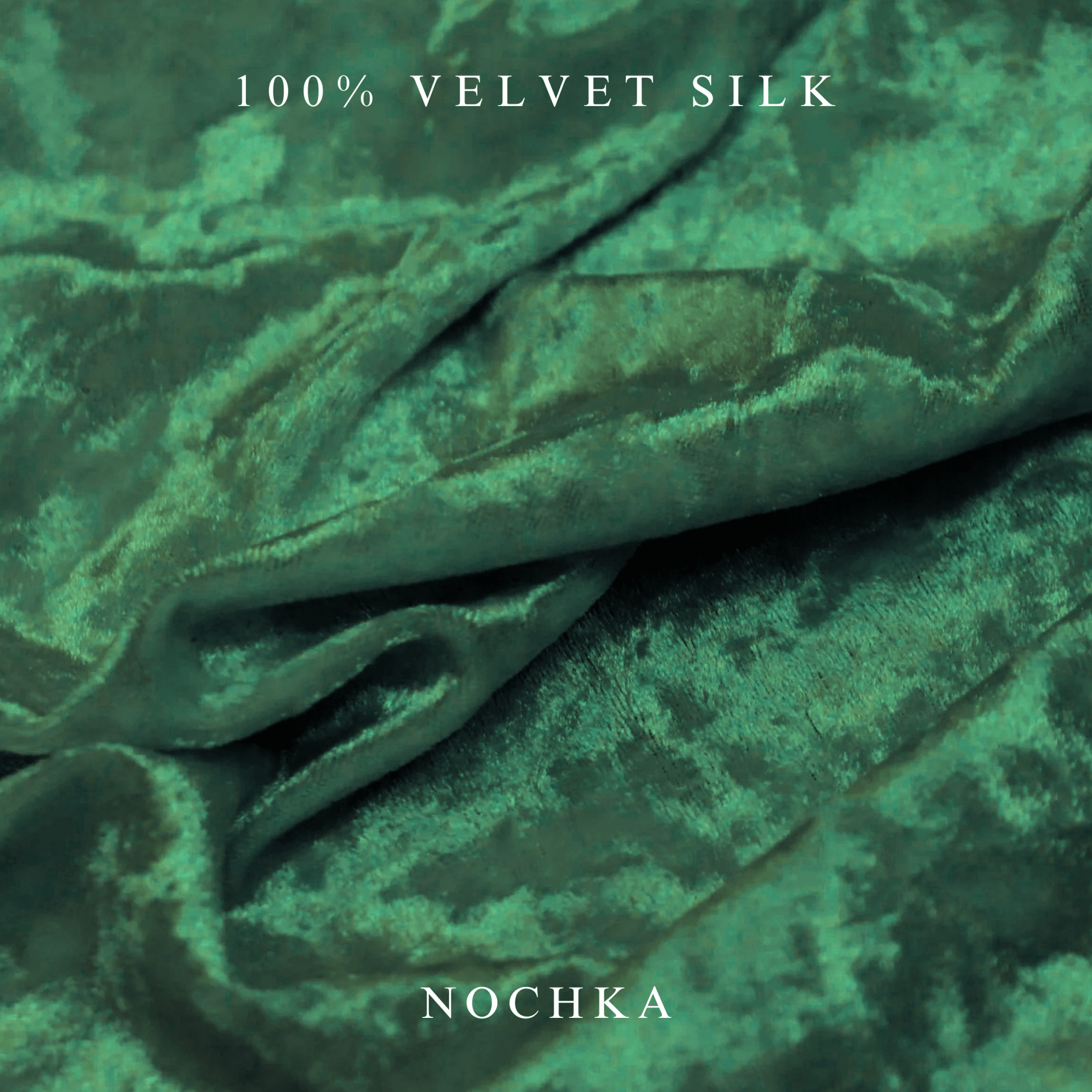 NOCHKA Evergreen Velvet Silk Scrunchies – Ultra Thin, Skinny, Regular & Jumbo Hair Ties – Soft Luxury Black Scrunchies for All Hair Types - NOCHKA
