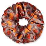 NOCHKA Fall Theme Print of Silk Scrunchies – Ultra Thin, Skinny, Regular & Jumbo - NOCHKA
