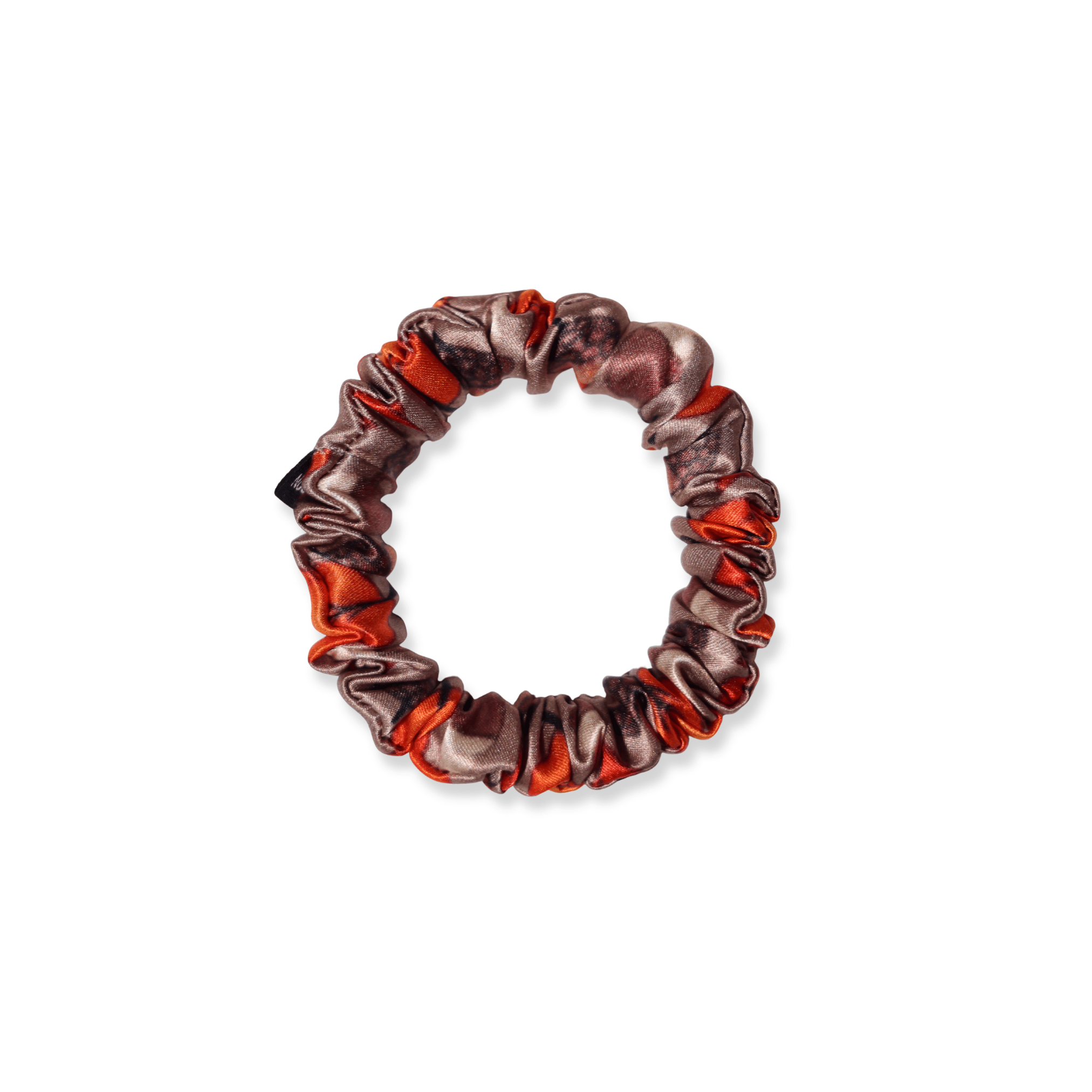 NOCHKA Fall Theme Print of Silk Scrunchies – Ultra Thin, Skinny, Regular & Jumbo - NOCHKA