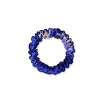 NOCHKA Lavender Indigo Print of Silk Scrunchies – Ultra Thin, Skinny, Regular & Jumbo - NOCHKA
