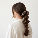NOCHKA Leopard Print of Silk Scrunchies – Ultra Thin, Skinny, Regular & Jumbo - NOCHKA
