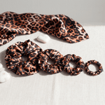 NOCHKA Leopard Print of Silk Scrunchies – Ultra Thin, Skinny, Regular & Jumbo - NOCHKA
