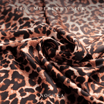 NOCHKA Leopard Print of Silk Scrunchies – Ultra Thin, Skinny, Regular & Jumbo - NOCHKA
