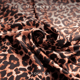 NOCHKA Leopard Print of Silk Scrunchies – Ultra Thin, Skinny, Regular & Jumbo - NOCHKA
