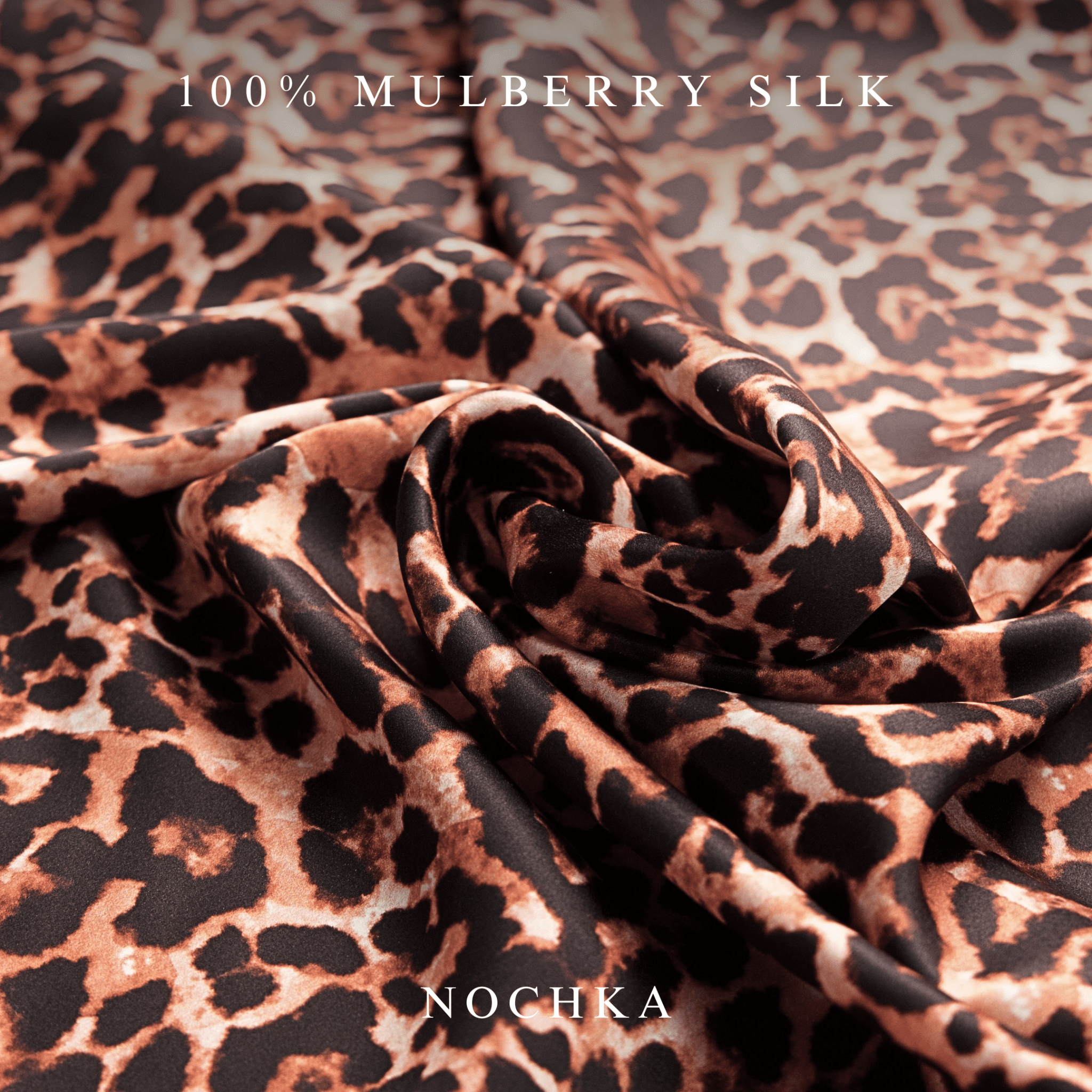 NOCHKA Leopard Print of Silk Scrunchies – Ultra Thin, Skinny, Regular & Jumbo - NOCHKA
