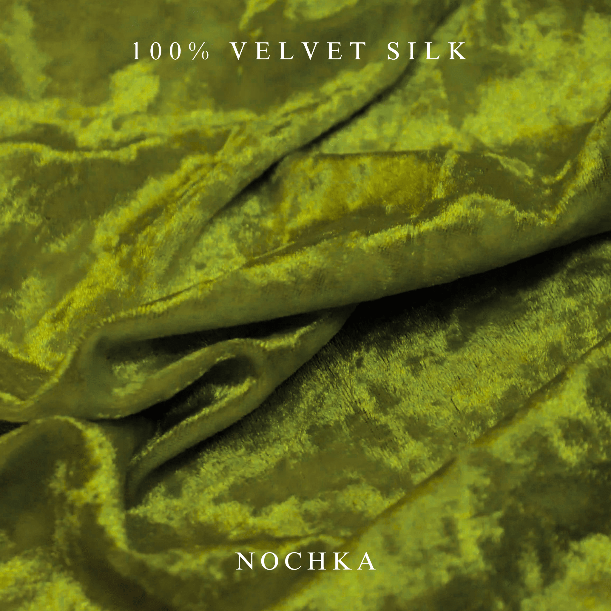 NOCHKA Olive Velvet Silk Scrunchies – Ultra Thin, Skinny, Regular & Jumbo Hair Ties – Soft Luxury Black Scrunchies for All Hair Types - NOCHKA
