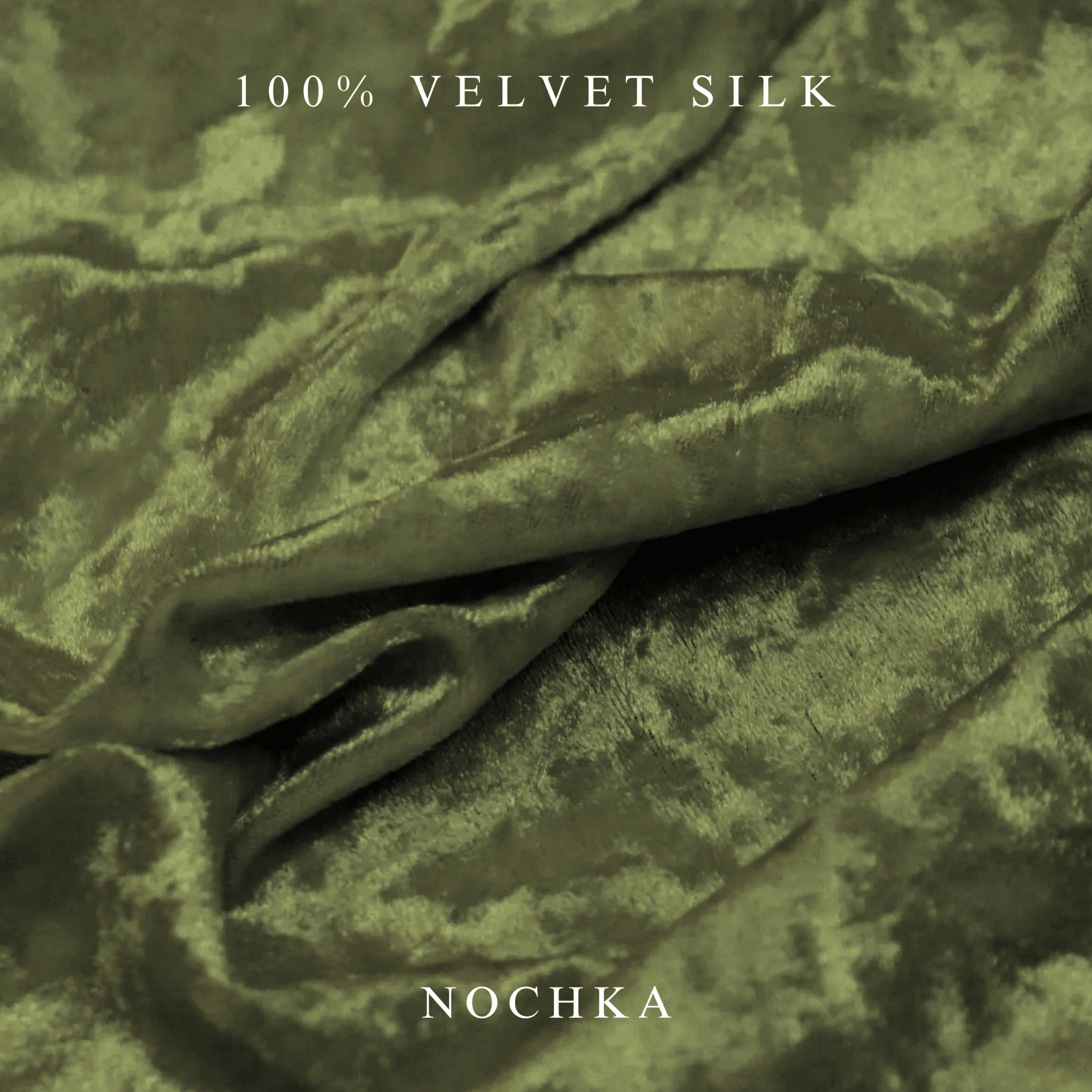 NOCHKA Pesto Velvet Silk Scrunchies – Ultra Thin, Skinny, Regular & Jumbo Hair Ties – Soft Luxury Black Scrunchies for All Hair Types - NOCHKA
