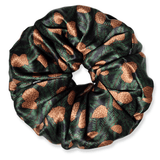 NOCHKA Pine Tree Print of Silk Scrunchies – Ultra Thin, Skinny, Regular & Jumbo - NOCHKA

