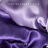 NOCHKA Purple Gradient Print of Silk Scrunchies – Ultra Thin, Skinny, Regular & Jumbo - NOCHKA
